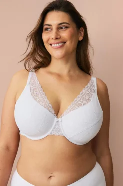 Ellos Plus collection Bøjle-bh med blondedetaljer