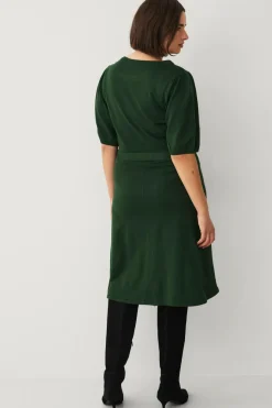 Ellos Plus collection Strikket kjole med kort ærme