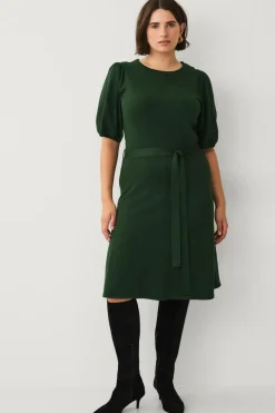 Ellos Plus collection Strikket kjole med kort ærme