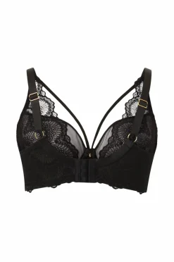 Ellos Plus collection Uforet bh med bøjler i blonder