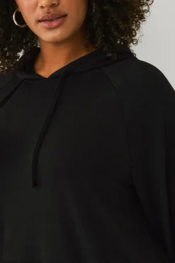 Ellos Plus collection Lang sweatshirt med hætte