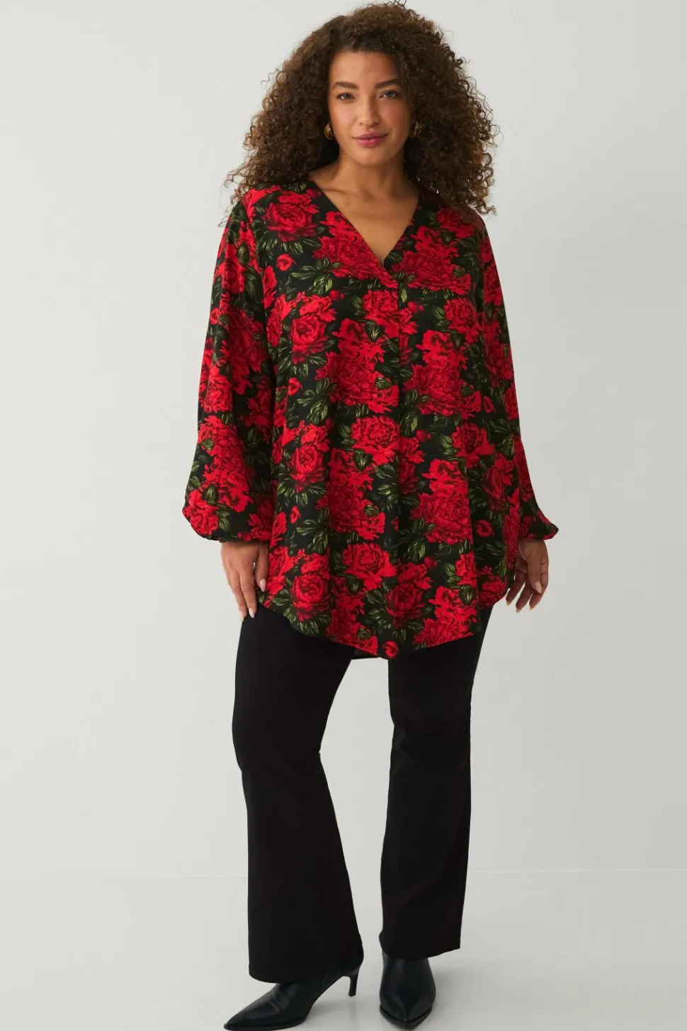 Ellos Plus collection Tunika med v-hals