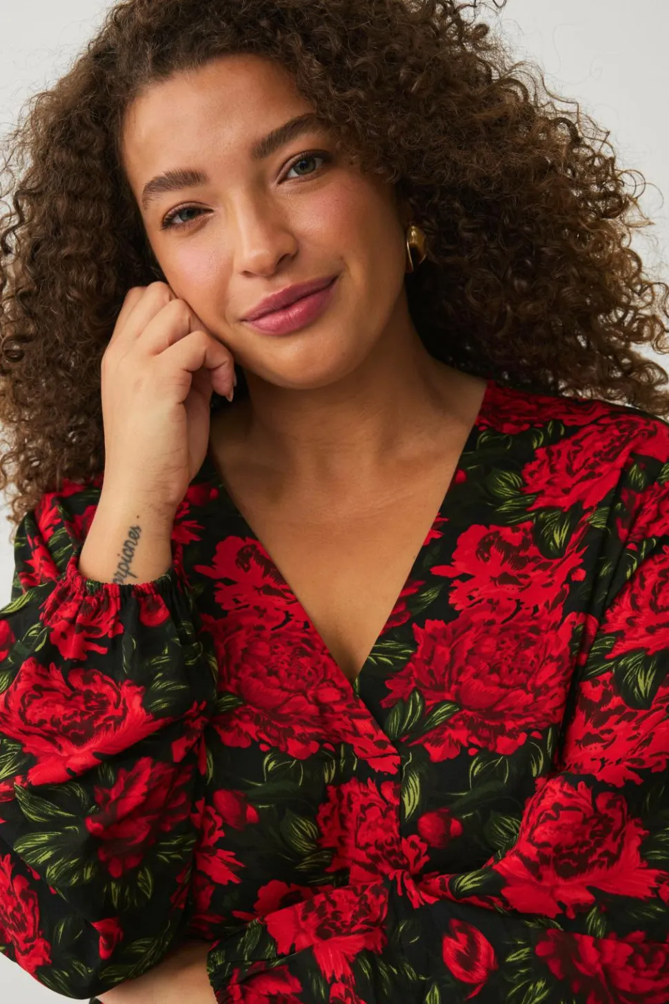 Ellos Plus collection Tunika med v-hals