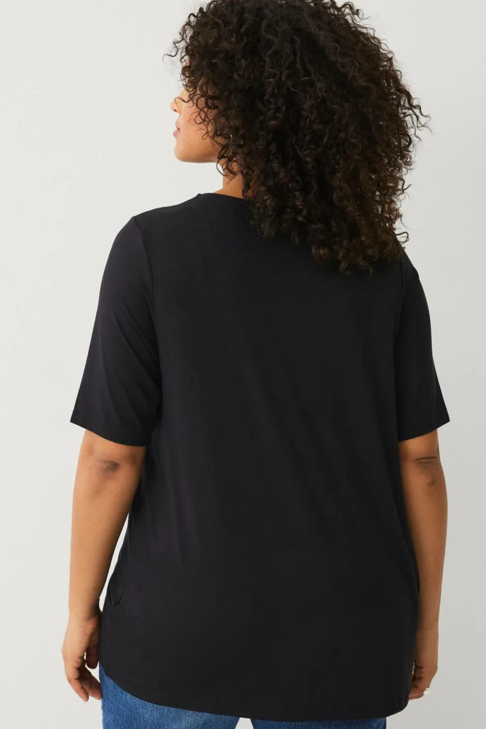 Ellos Plus collection Blød top med V-hals