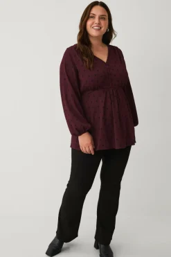 Ellos Plus collection Tunika med V-hals