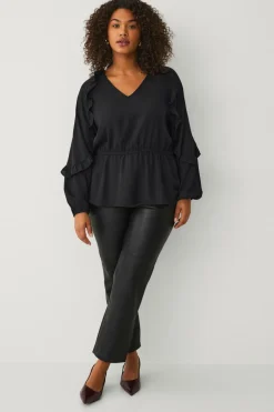 Ellos Plus collection Bluse med volanter