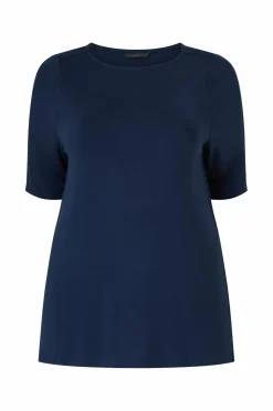 Ellos Plus collection Blød top med bådhals