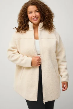 Ellos Plus collection Fleecejakke med opretstående krave