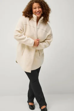 Ellos Plus collection Fleecejakke med opretstående krave