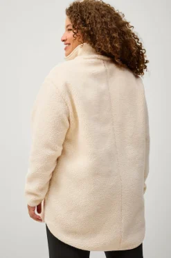 Ellos Plus collection Fleecejakke med opretstående krave