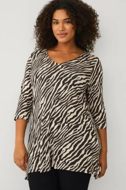 Ellos Plus collection Tunika med 3/4 lange ærmer