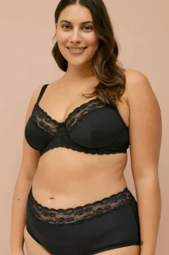 Ellos Plus collection Bøjle-bh med blondebesatte skåle