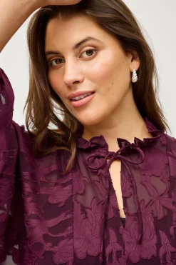 Ellos Plus collection Bluse i organza