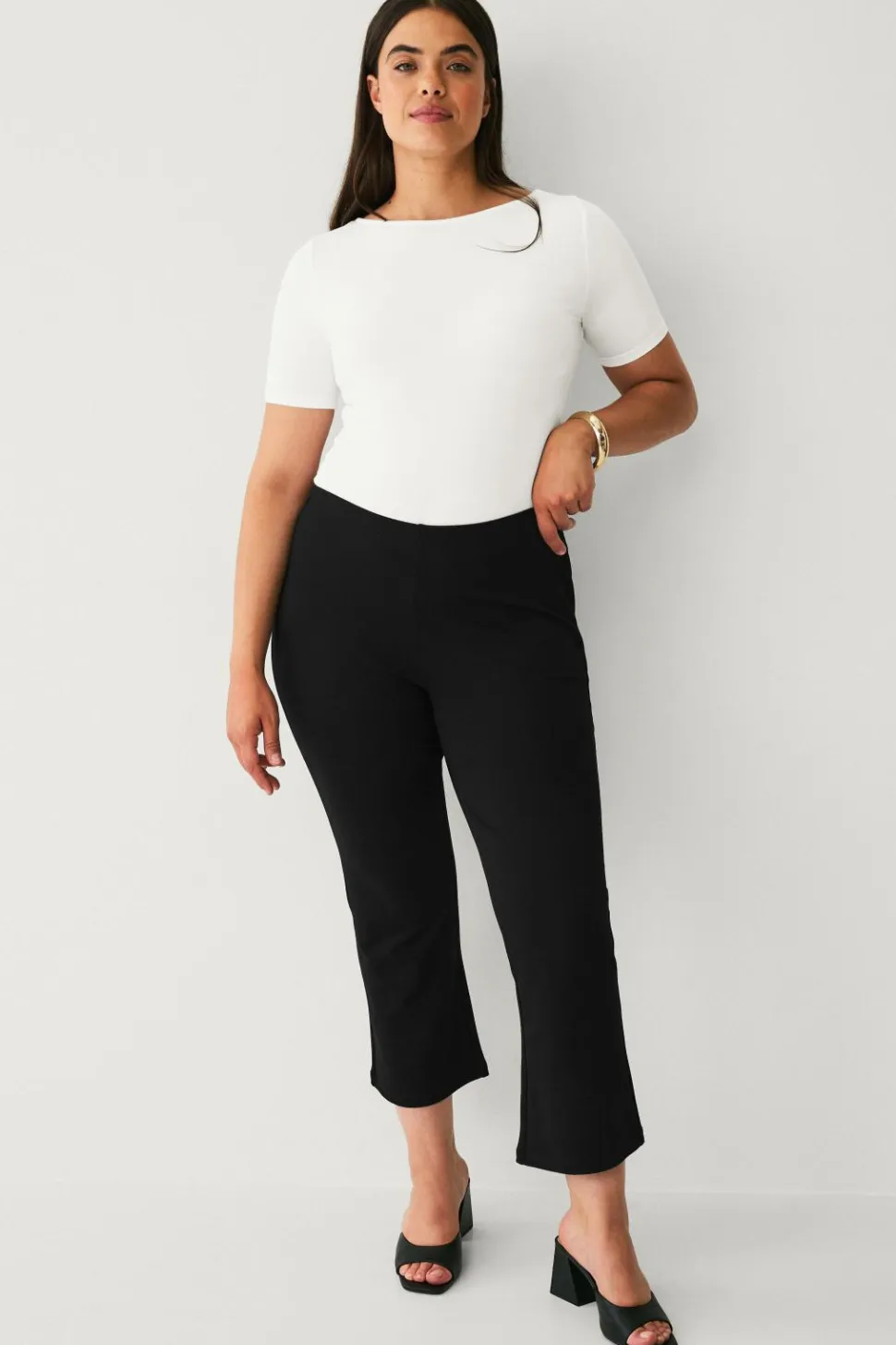 Ellos Plus collection Kortere leggings med bootcut
