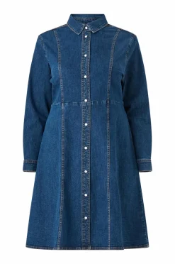 Ellos Plus collection Skjortekjole i denim