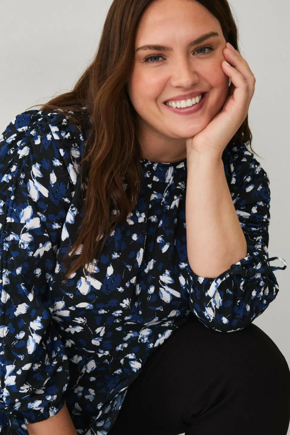 Ellos Plus collection Bluse med peplum