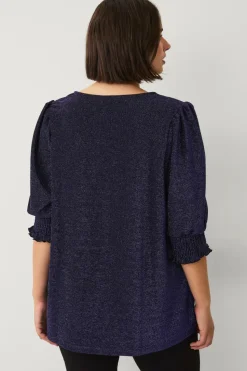 Ellos Plus collection Top med ballonærme