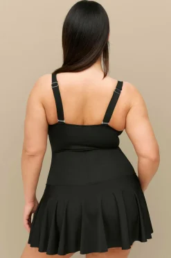 Ellos Plus collection Badedragt med formende effekt i skørtet