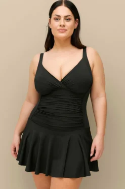 Ellos Plus collection Badedragt med formende effekt i skørtet