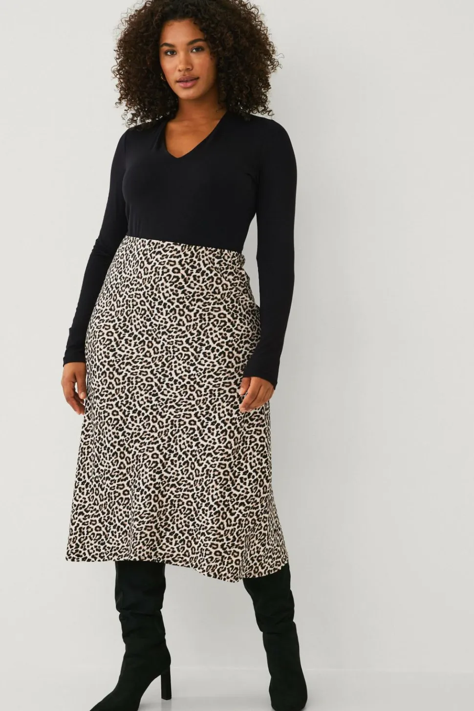 Ellos Plus collection Nederdel med elastik i taljen