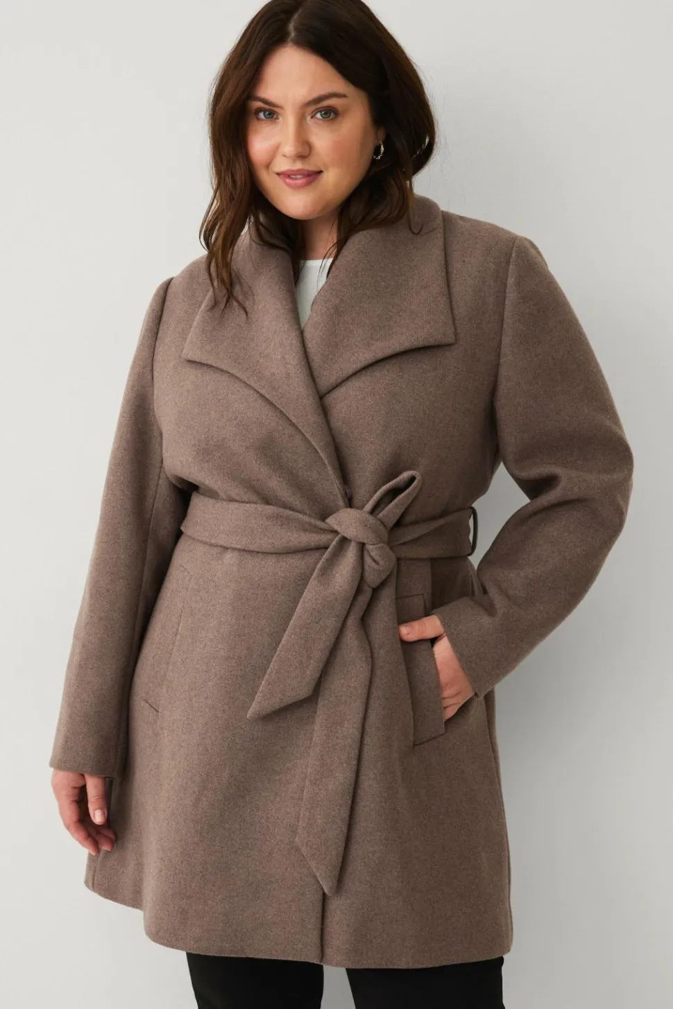 Ellos Plus collection Kappe med bindebælte