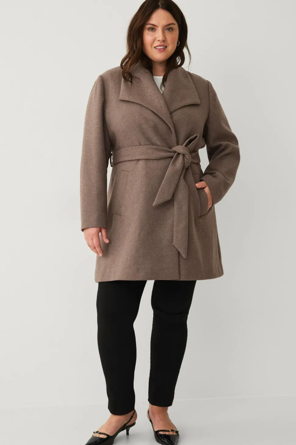 Ellos Plus collection Kappe med bindebælte