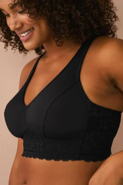 Ellos Plus collection Blød BH med blondedetaljer