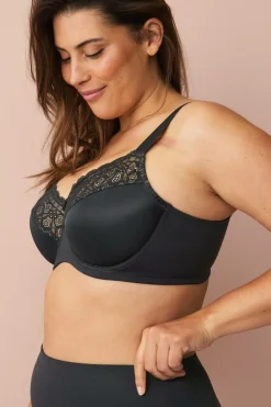 Ellos Plus collection Minimiser bøjle-bh med meshforede skåle