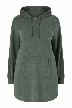 Ellos Plus collection Lang sweatshirt med hætte