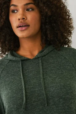 Ellos Plus collection Lang sweatshirt med hætte