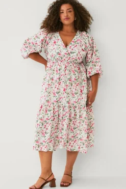 Ellos Plus collection Kjole i bomuldsvæv