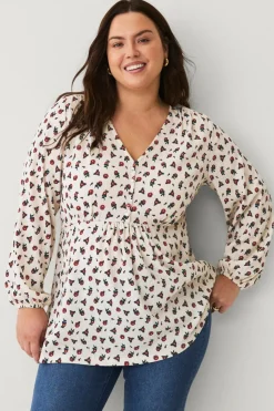 Ellos Plus collection Tunika med V-hals