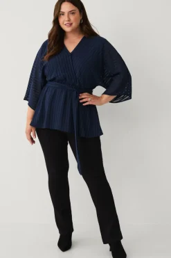 Ellos Plus collection Bluse med V-hals