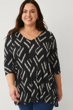 Ellos Plus collection Tunika med 3/4 lange ærmer