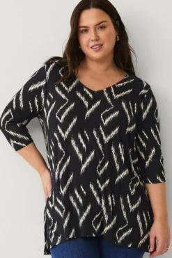 Ellos Plus collection Tunika med 3/4 lange ærmer