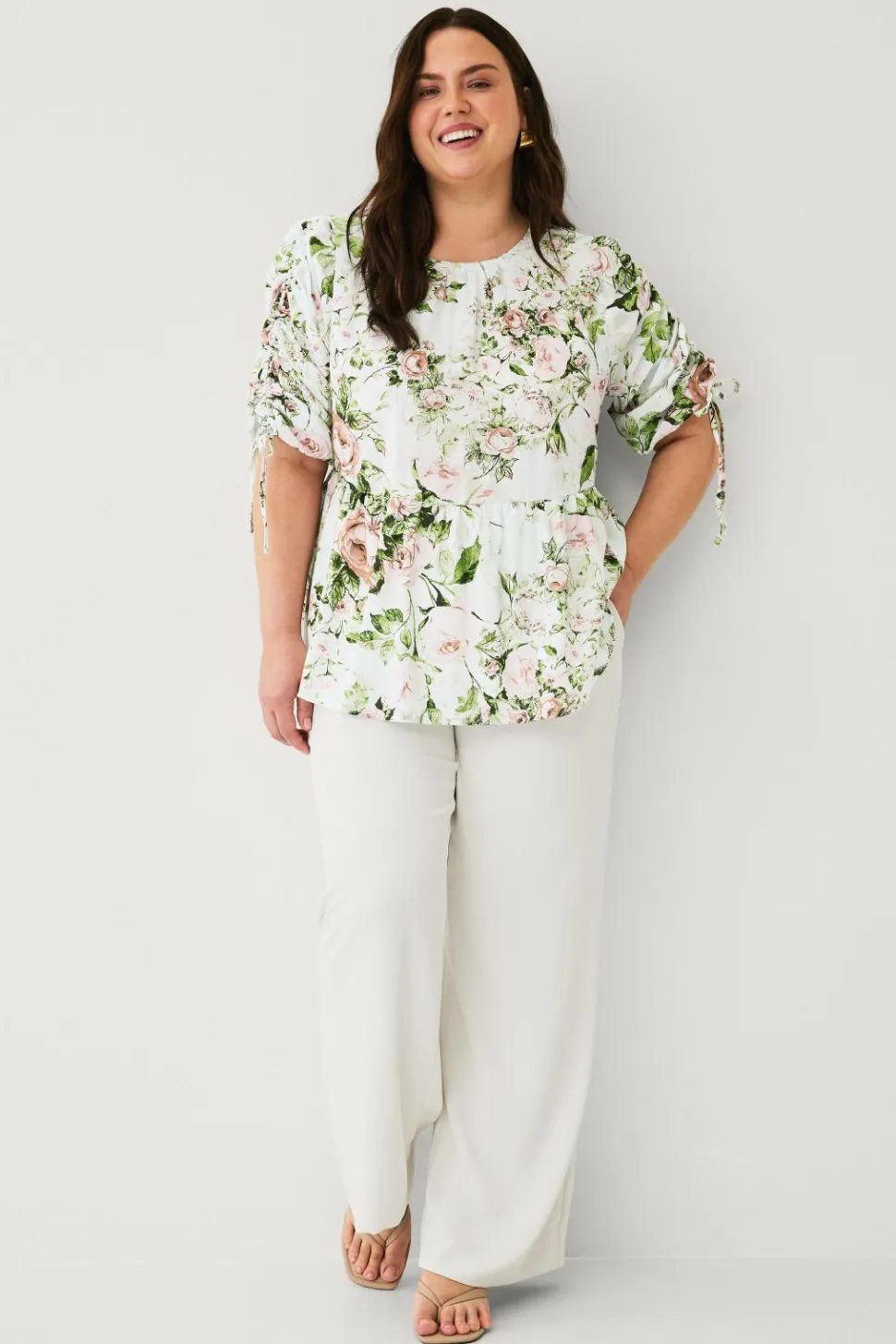 Ellos Plus collection Bluse med peplum