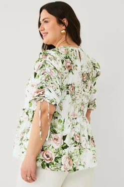 Ellos Plus collection Bluse med peplum