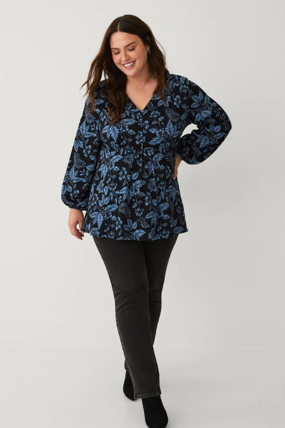 Ellos Plus collection Tunika med V-hals