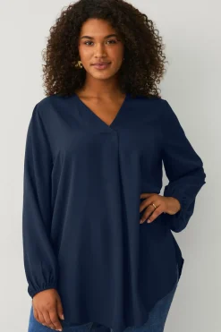 Ellos Plus collection Tunika med v-hals