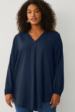 Ellos Plus collection Tunika med v-hals