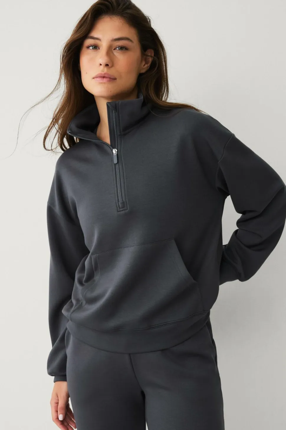Ellos STUDIO Sweatshirt Tech Sweat Halfzip