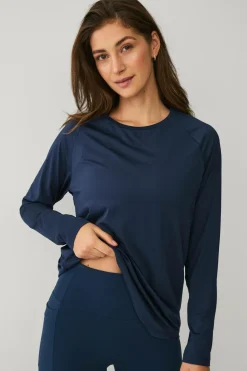 Ellos STUDIO Træningstop Loose Top Core LS