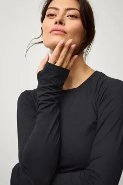 Ellos STUDIO Træningstop LS Tee Core