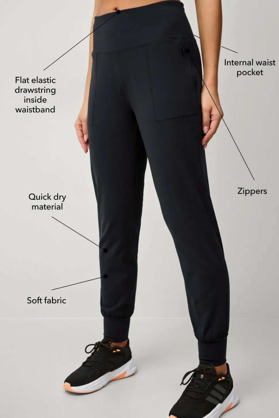 Ellos STUDIO Træningsbukser Loose Pants Soft