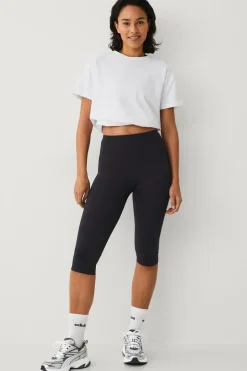 Ellos STUDIO Træningstights Capri Tights Flat Front Core