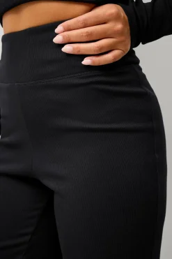 Ellos STUDIO Yogabukser Straight Leg Soft Rib