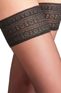 FALKE Stay-up Seidenglatt 15 Den