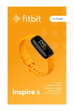Fitbit Inspire 3, Black/Morning Glow