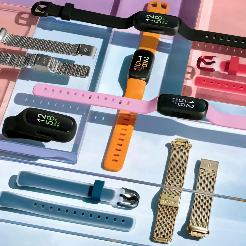 Fitbit Inspire 3, Black/Morning Glow