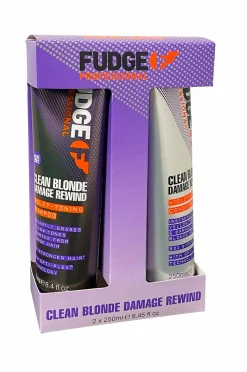 Fudge Clean Blonde Damage Rewind Violet Duo 2*250Ml